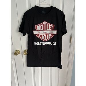 American Classics Mens Medium Motley Crue "Girls,Girls,Girls"‎ Black Tee